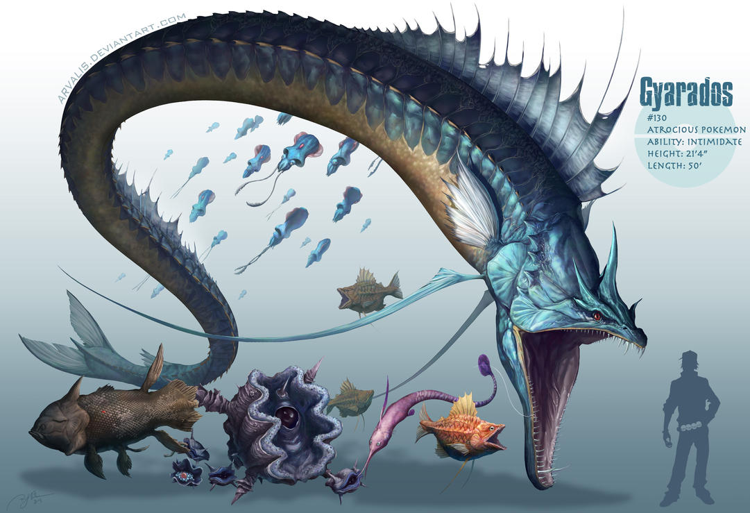 [Deviantart] Arvalis - Pokémons Realistas - Página 2 _gyarados__by_arvalis-d7x1086