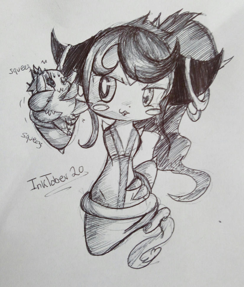 [Divers] Galerie d'un p'tit chat! _inktober__20__miserable_insect_by_meyan_chama-dalq78f