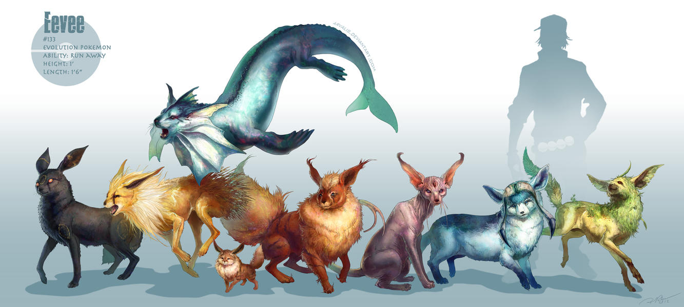 [Deviantart] Arvalis - Pokémons Realistas - Página 2 _eevee__by_arvalis-d5mzfqy