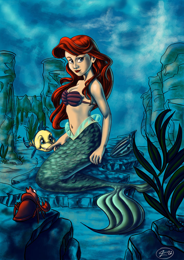 ******  SIRENAS  ****** - Página 7 The_little_mermaid_by_superjean83-d56vlqi