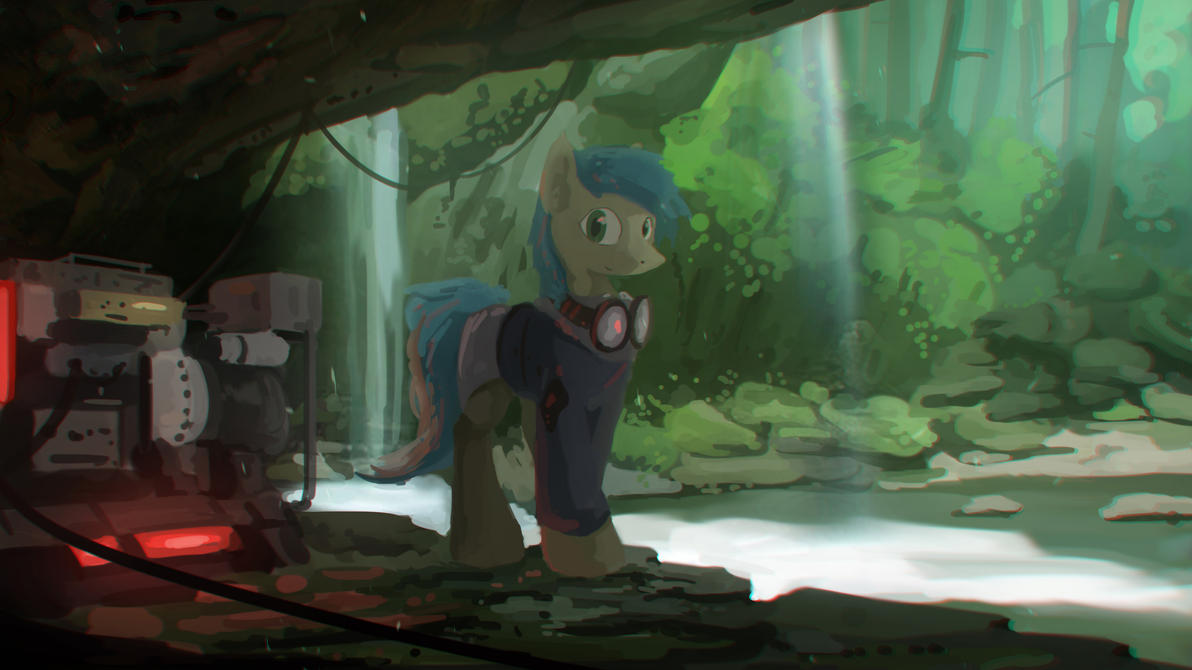 Pony art of the non diabetic variety.  - Page 24 Secluded_by_fuzzyfox11-d9v83sk