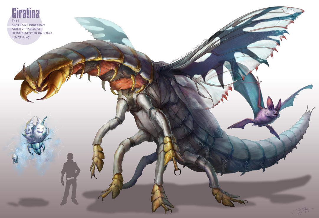 [Deviantart] Arvalis - Pokémons Realistas - Página 2 _giratina__by_arvalis-d6y203m