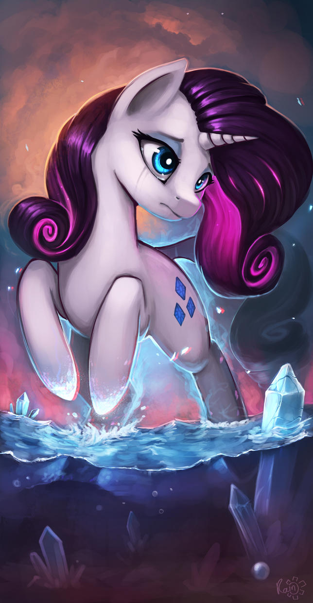 Pony art of the non diabetic variety.  - Page 24 Rarity_by_rain_gear-d9tfkbe