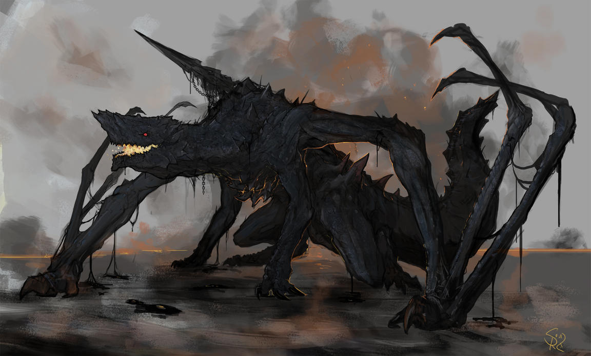 Description des Lieux et monstres présents Gogmazios__the_giant_halberd_dragon_by_halycon450-d9bhk0h