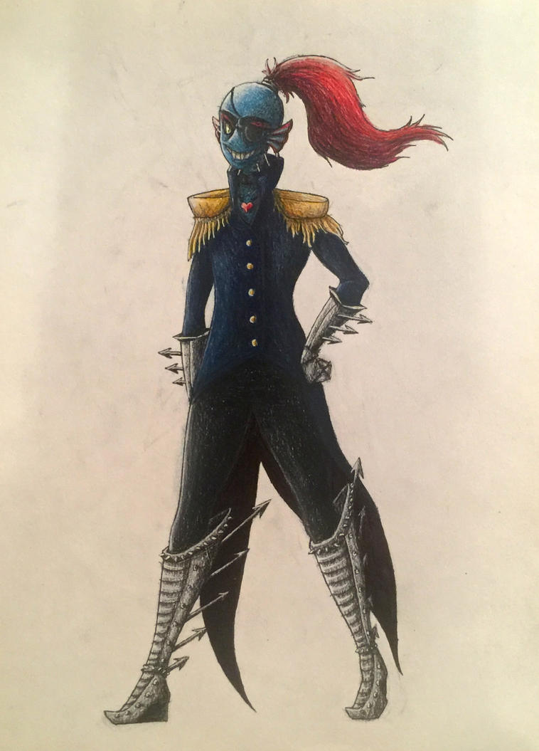 The Gallery - Page 6 Undyne_by_artsy_ailurophile-d9g60qt