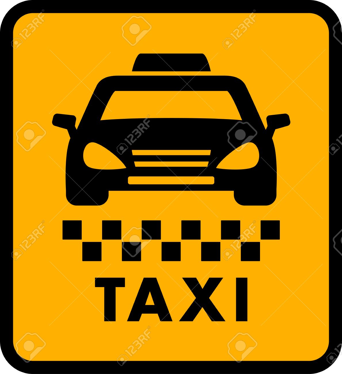 Pályázható Frakciók 41496332-cab-car-silhouette-on-yellow-taxi-icon-passenger-transportation-symbol-Stock-Vector