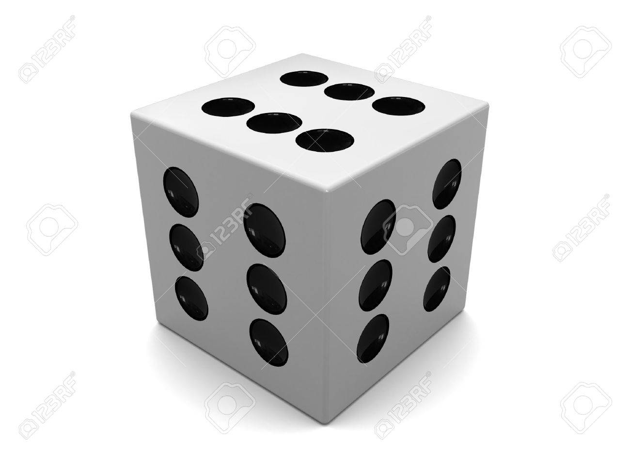 How to Seize the Initiative  6304891-3d-illustration-of-white-dice-with-six-on-all-sides-Stock-Illustration