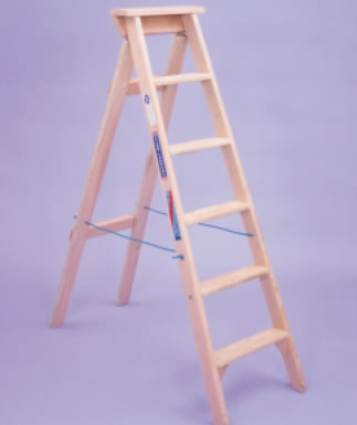 Three point thread Step-ladder