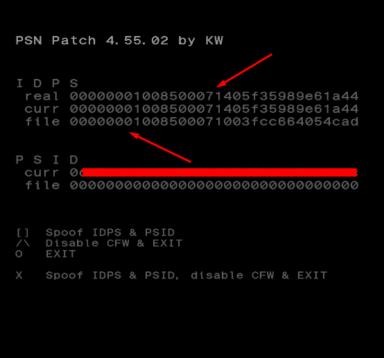 [Tutoriel] Changer le cID en CFW 4.xx avec PSN Patch 5