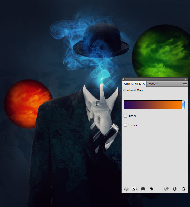 [ Photoshop ] Create a Surreal Smoking Photo Manipulation Smokehead18