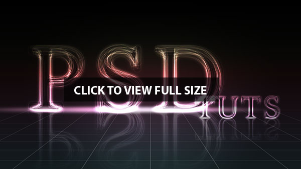 Create a Layered Glowing Text Effect(Crear Una Capa De Efecto de Texto Encendido-Brillante) Click