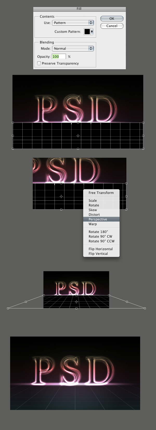 Create a Layered Glowing Text Effect(Crear Una Capa De Efecto de Texto Encendido-Brillante) Step_10