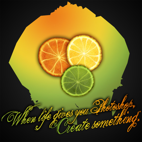 Create a Citrus Fruit Design From Scratch in Photoshop 24