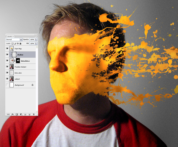 How to Mold Paint Splatter to a Face in Photoshop Screen%20Shot%2010