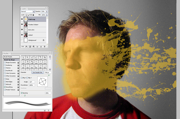 How to Mold Paint Splatter to a Face in Photoshop Screen%20Shot%203