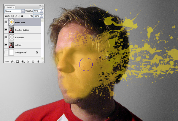 How to Mold Paint Splatter to a Face in Photoshop Screen%20Shot%20b3