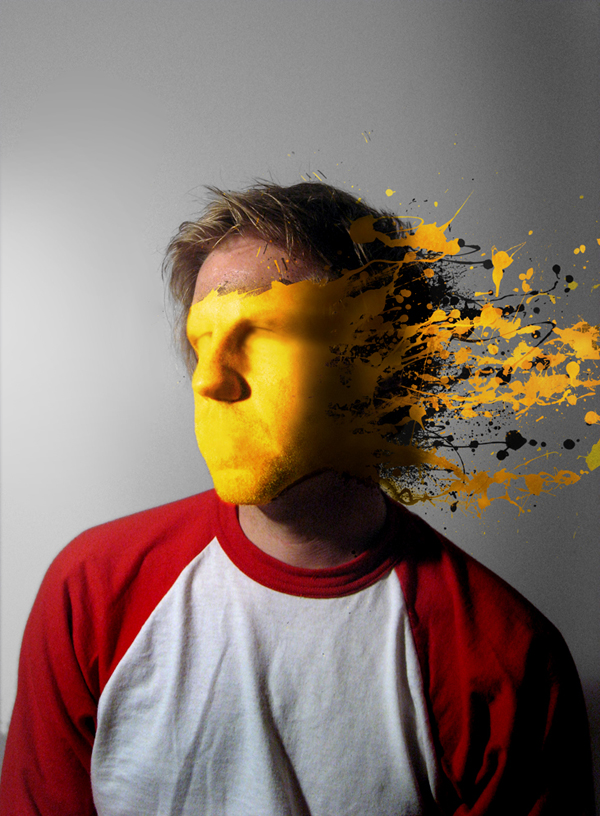 How to Mold Paint Splatter to a Face in Photoshop Final