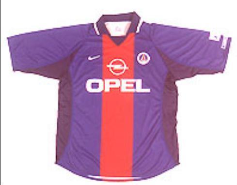 Vos Maillots du Paris Saint-Germain Maillot2001