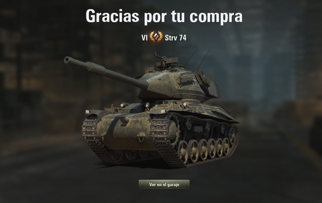 Black Friday 2023: ¡Echad a rodar y ahorrad a lo grande! Recomprado_Tier_VI_Sueco_Strv_74