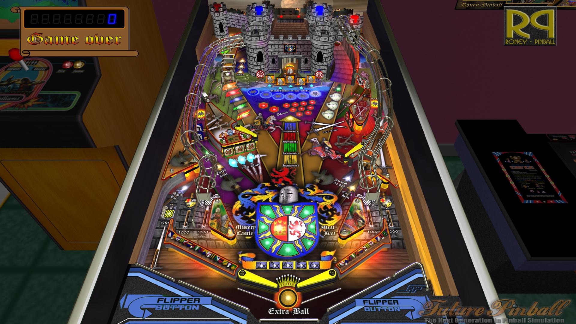 Flippers : Tables Future Pinball, la compilation Best of de Groovykid Future_pinball_medieval_castle_01