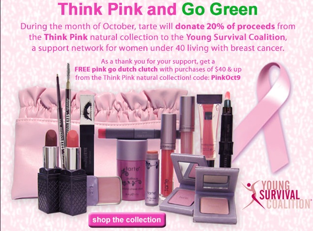 Think Pink Natural Collection Tarte Tarte-Think-Pink-and-Go-Green