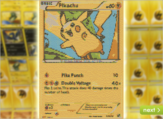 [Autre] Une immense mosaïque de Pikachu en carte Pokemon03