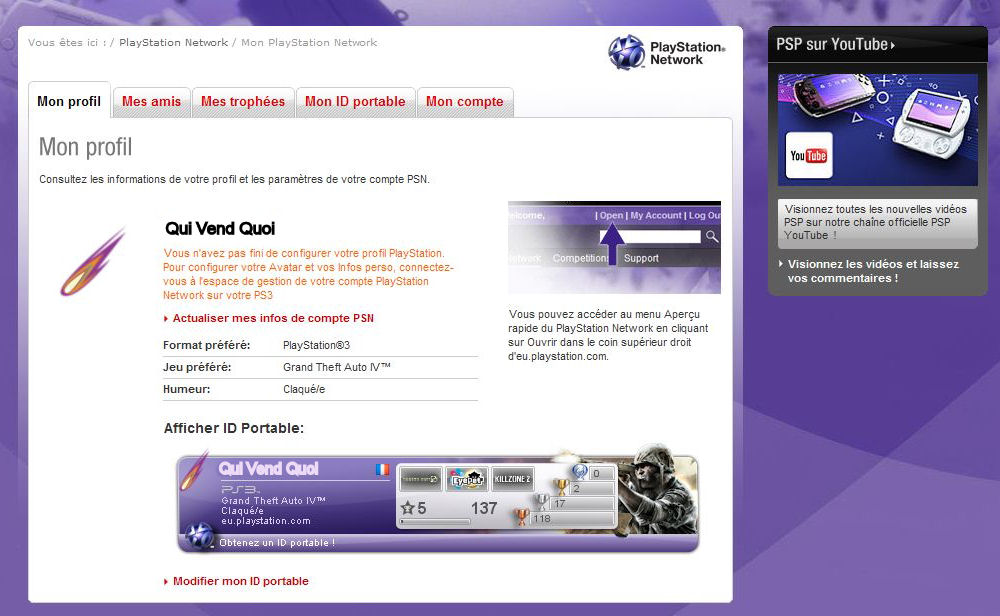 Voici le tuto pour créer votre ID PORTABLE PSN c'est à dire votre signature Tuto3