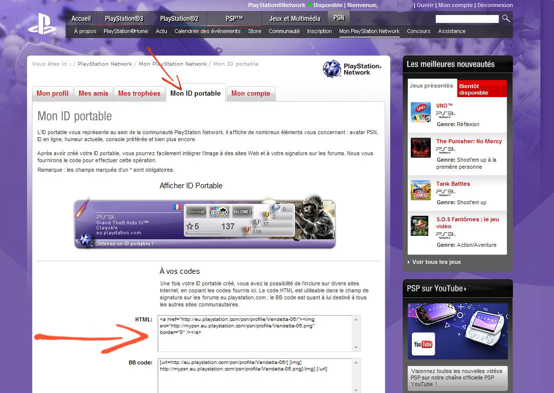 Voici le tuto pour créer votre ID PORTABLE PSN c'est à dire votre signature Tuto4