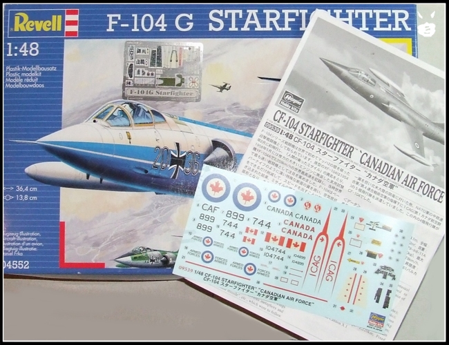 starfighter - [Revell (Hasegawa)] CF104 Starfighter  1/48 CF104-01