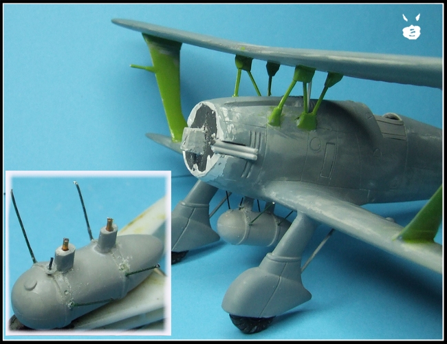 Henschel Hs123  A1 - [Tamiya (Italeri)] 1/48 HS123-07