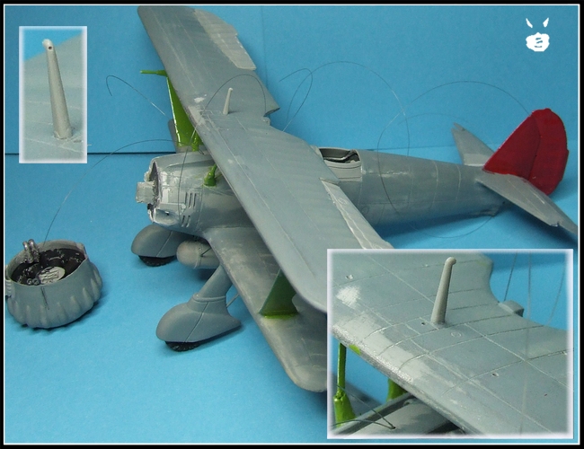 Henschel Hs123  A1 - [Tamiya (Italeri)] 1/48 HS123-09