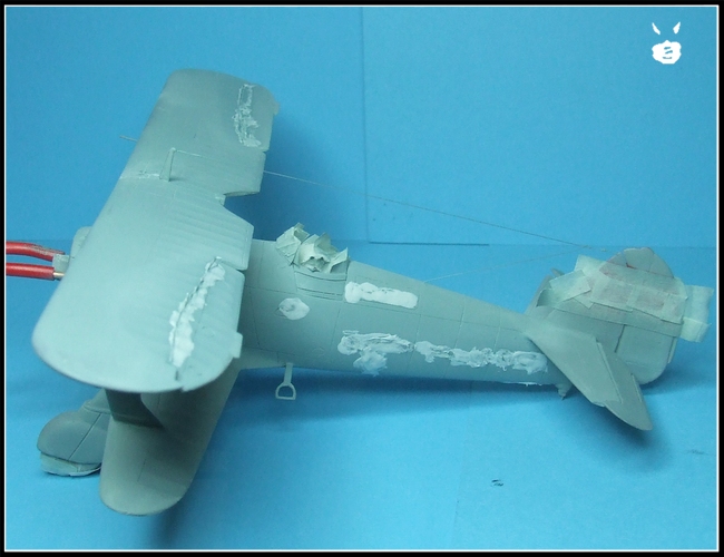 Henschel Hs123  A1 - [Tamiya (Italeri)] 1/48 HS123-12