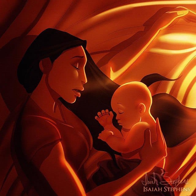 Le principesse Disney - Pagina 7 Pocahontas-maman