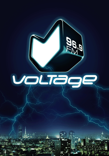 Nouveau Logo pour VOLTAGE 96.9 PARIS Pubvoltage