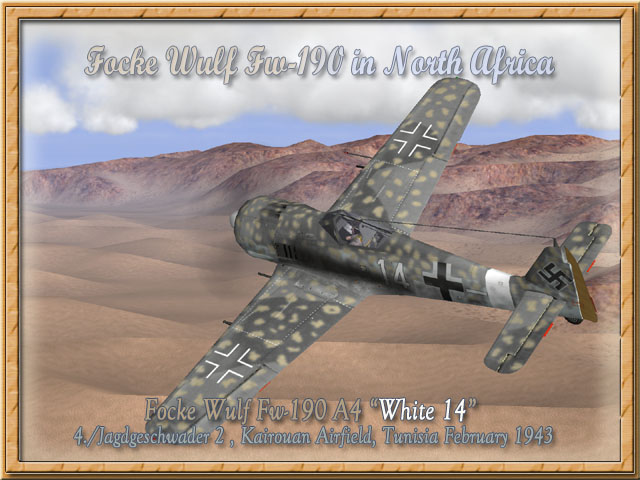 Hasegawa Focke Wulf 190 A-4 Norte de Africa Fw-190A4-4-JG2-White14