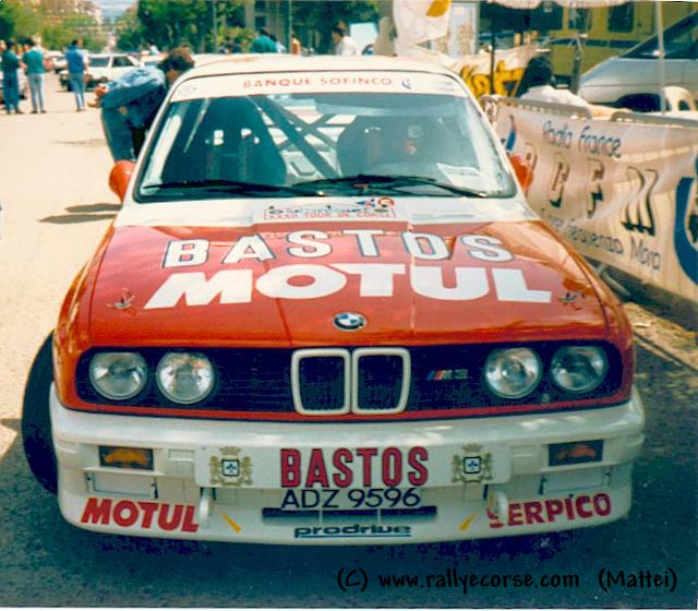 Les BMW en Rallyes Beguin-Lenne-BMW-M3-Bastos