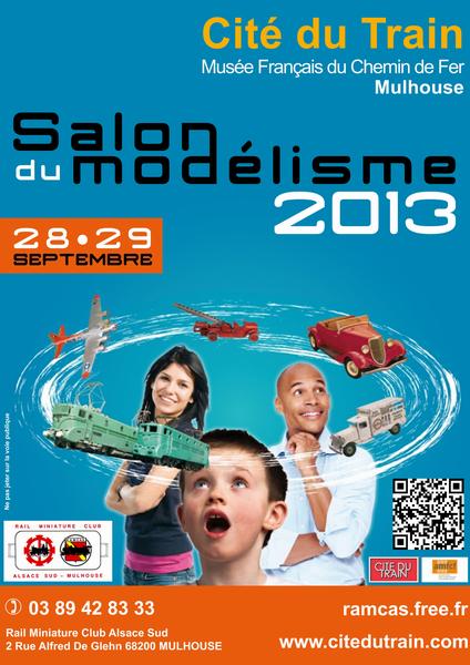 Salon du Modélisme - Cité du Train - 28-29 septembre 2013 Affiche13_600
