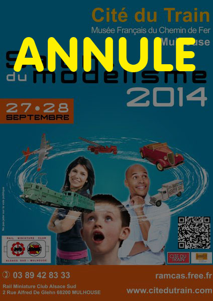 Mulhouse - Cité du train - Salon du modélisme 27-28/09/2014 Affiche14_600