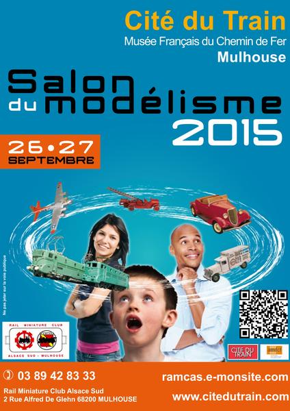 Mulhouse - Cité du Train - Salon du modélisme 26-27/09/2015 Affiche15_600