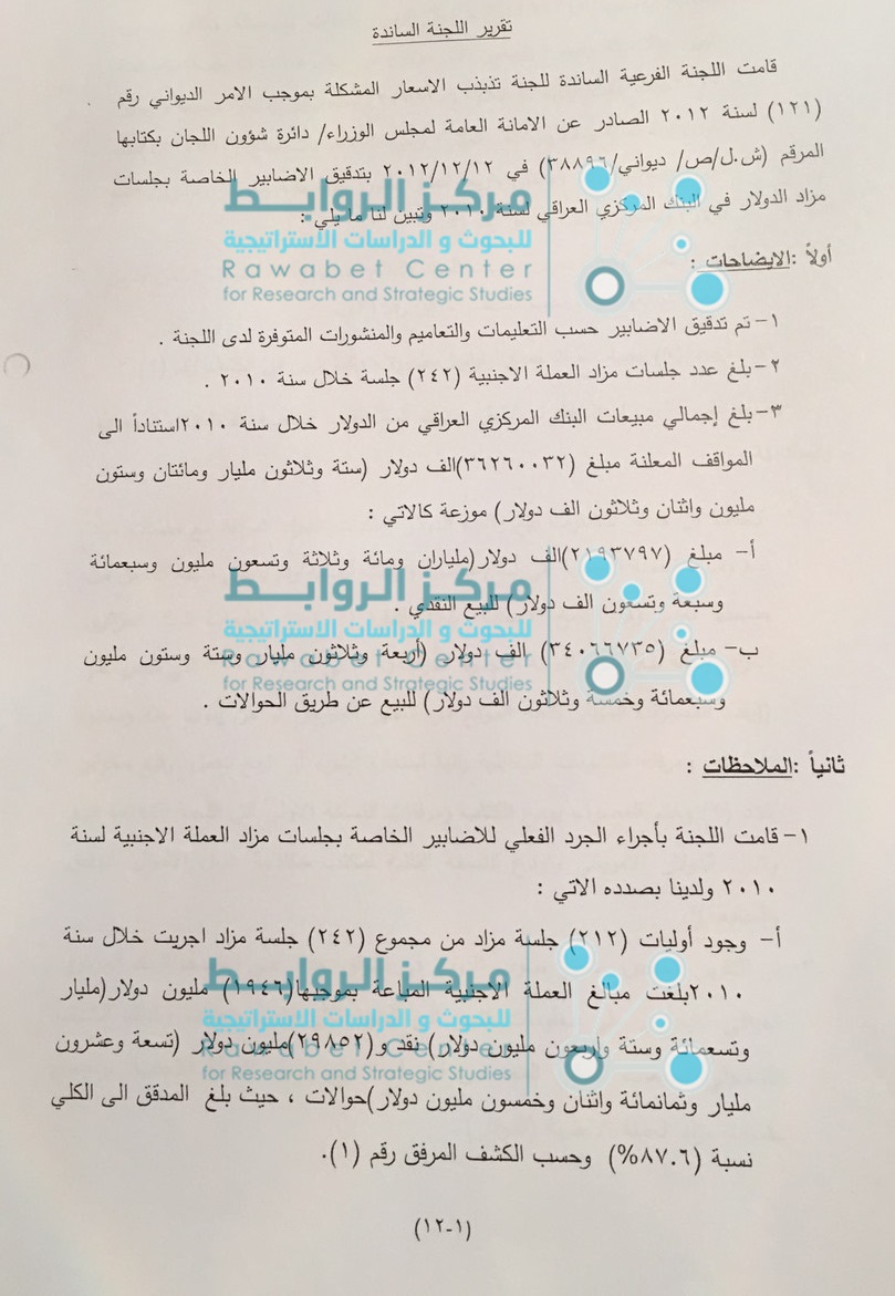 The documents reveal more corruption , " the foreign currency auction" in Iraq 1-1