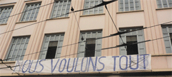 occupation politique dans le centre ville de Lyon Arton4787