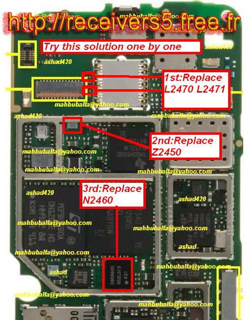 جميع اعطال نوكيا 5530 إكسبريس ميوزيك Lcd