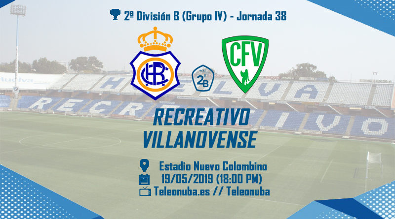 J.37 2ªB G.4º 2018/2019 RECRE-CF VILLANOVENSE (POST OFICIAL) Cartel-web-recre-villanovense21-800x445