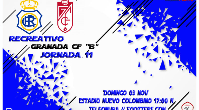 JORN.11 2ª DIV. B GR.IV TEMP.2019/2020 RECRE-C.RECREATIVO GRANADA (POST OFICIAL) Cartel-web-local1233-800x445