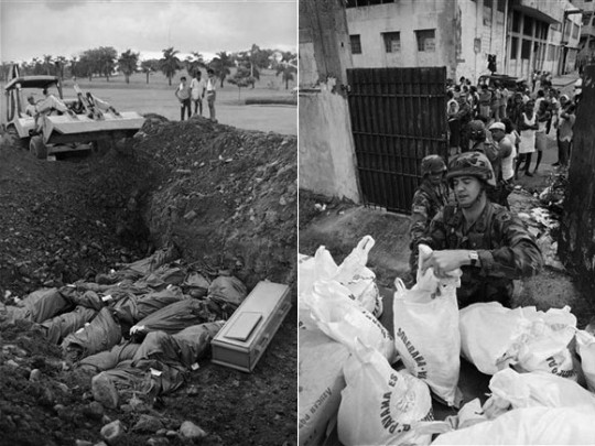 23 años accion genocidade EEUU en Panama Invasion-a-panama-hace-20-annos-02-540x405