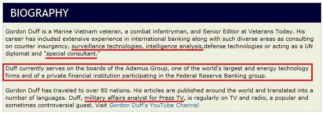 Shady as Hell: The Veterans Today / RT / PressTV Disinformation Conglomerate (Part 1 – The Amazing Gordon Duff – Update 1) – Ken Does It Again! 09duff20120911