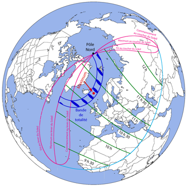 Horaires de l'éclipse : Le vendredi 20 mars 2015 13788604