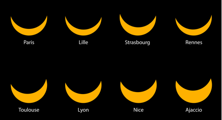 Horaires de l'éclipse : Le vendredi 20 mars 2015 13788634