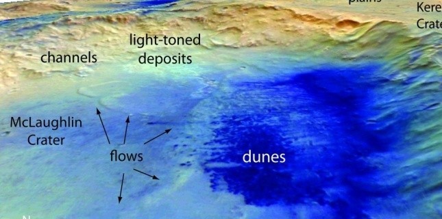 Eau sur Mars : un ancien lac identifié ? 5112785