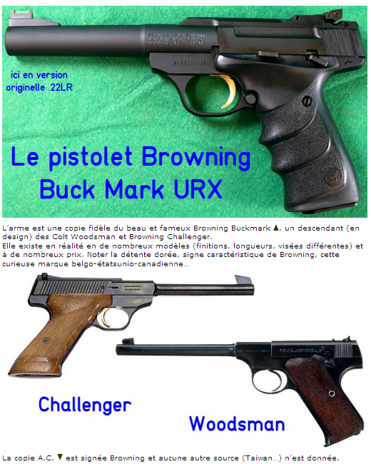 Pistolet Browning Buck Mark Cap214